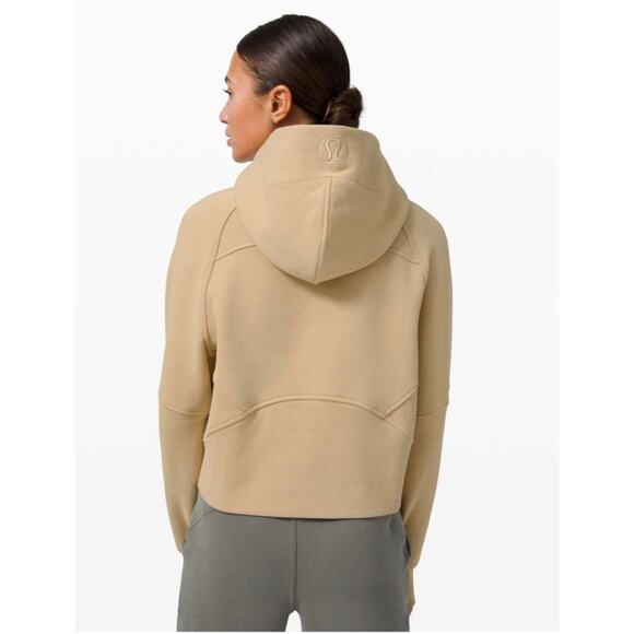 Lululemon Scuba Oversized 1/2 Half Zip Hoodie hooded sweatshirt Trench Tan - Picture 3 of 10